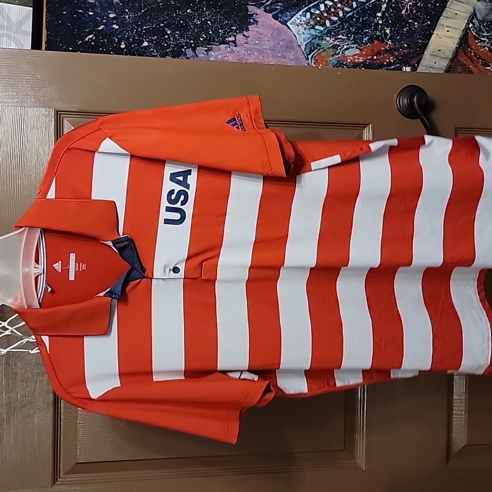 Mens Adidas Ryder Cup USA polo